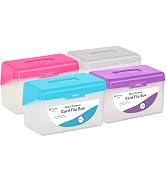 Emraw Index Card Holder 3 x 5 Index Card Case Holds up to 250 Cards Ideal for Filing Notes, Addre...