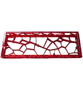 JSJT Hollow Mechanical Keyboard Case, PC Material Transparent Red Mechanical Keyboard Shell,DIY 6...