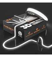 Shine Decor 3D LED Neon Rope Lights AC 120V, Top & Side Bend 400LM Dotless, No Driver IP65 Waterp...