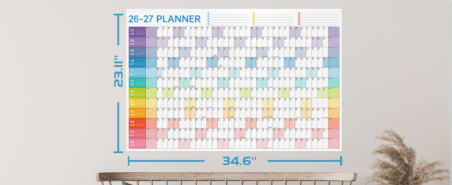 2026-2027 wall calendar