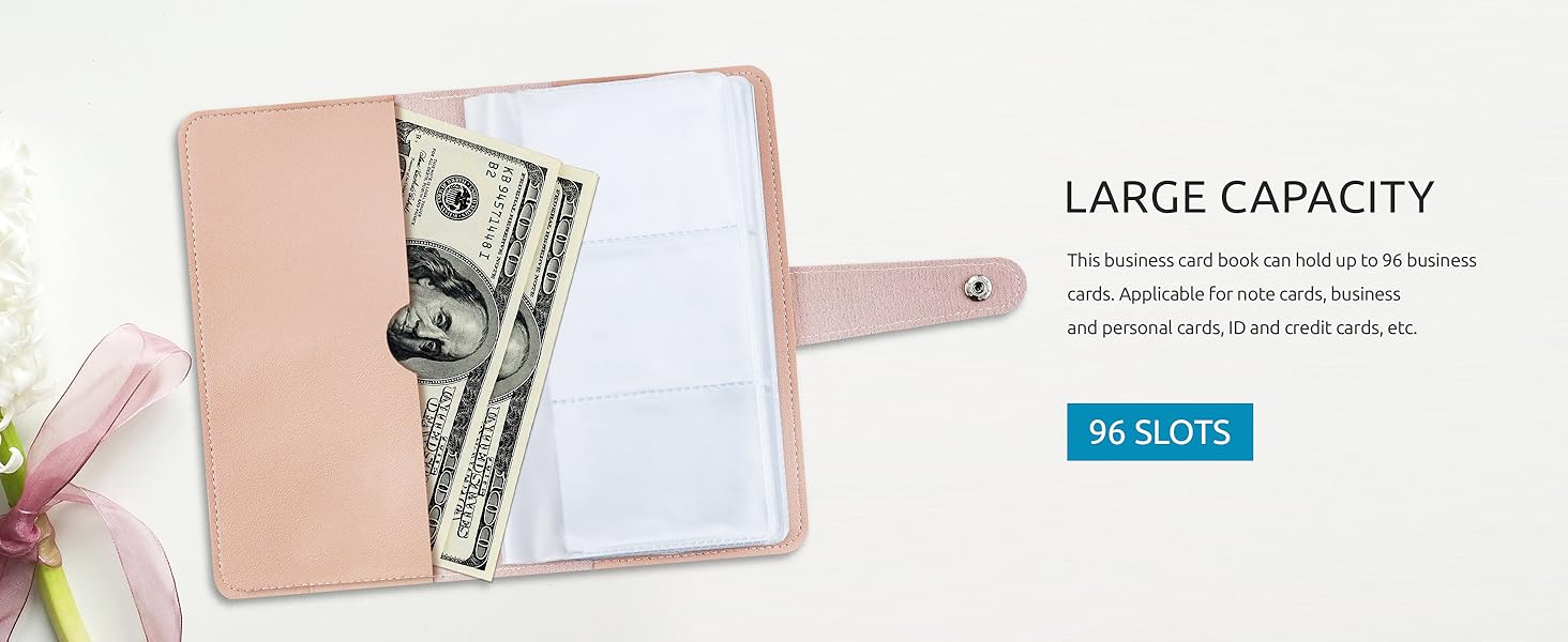 Leather Business Card Organizer