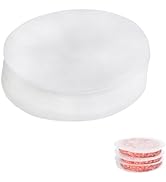 Vlwltl 100Pcs 6 Inch Round Parchment Paper Sheets, White Hamburger Patty Paper, Wax Paper Sheets ...