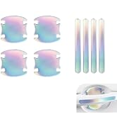 Hugwits 8 PCS Car Door Handle Protector Stickers, Anti-Scratch Auto Door Handle Potector, Car Doo...
