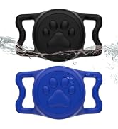 ZiperTag for Airtag Dog Collar Holder, Dog Airtag Holder Waterproof, Lightweight & Soft Silicone ...