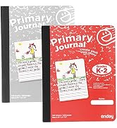 Primary Journal Grades K-2, Primary Writing Journal, Half Page Ruled Primary Journal Composition ...