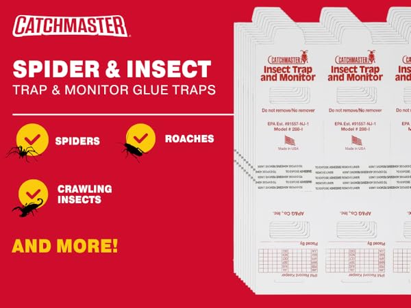 heavy duty spider centipede millipede roach cockroach insect glue trap