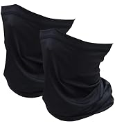 SHEVERCH pack Neck Gaiter Mask for Men Women UV Sun Protection Windproof Gator Face Cover Scarf F...