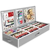 Simple Houseware 41.5" Wrapping Paper Storage Organizer - Fits 40 Rolls with Adjustable Straps, I...