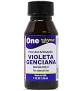 Arymar Gentian Violet 1% USP Solution - First Aid for Minor Cuts, Bruises, Burns, Includes Brush ...