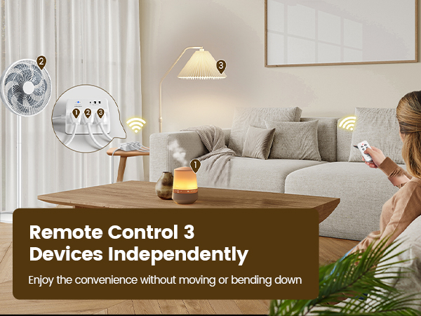 wireless remote control outlet