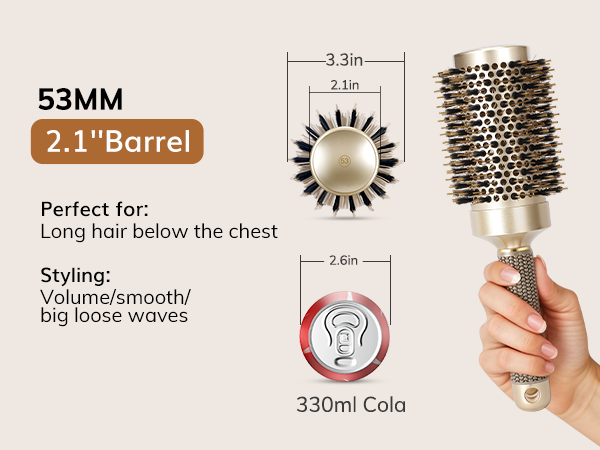 round brush for blow out