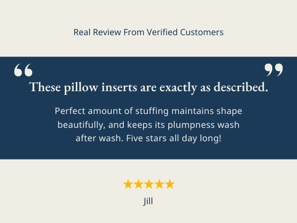 Customer Review of Lane Linen's Throw Pillow Set