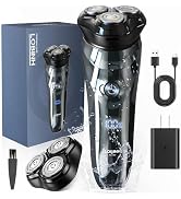 LOBINH Electric Razor for Men, 3D Rechargeable Waterproof IPX7 Electric Shaver for Men Wet & Dry,...