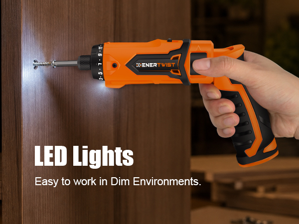 8V Cordless Electric Screwdriver Set with 1Hr Fast Rechargeable