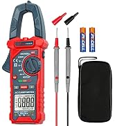 AstroAI Digital Clamp Meter Multimeter 2000 Counts Amp Voltage Tester Auto-ranging with AC/DC Vol...