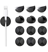 12 Pack Cable Clips, Znben Cord Organizer Holder Adhesive Cable Management Charger Wire Holder Cl...