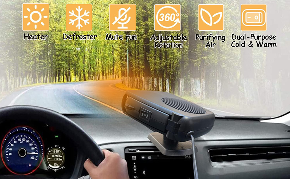 heater for car 12 volt heater car heater portable car heater 12v windshield defroster