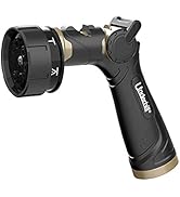 Underhill Pattern Master Gold Series Garden Water Hose Nozzle Sprayer Head, 3/4-Inch Thread Inlet...