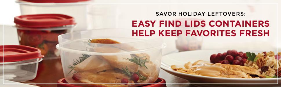 Rubbermaid Easy Find Lids Containers Help Keep Favorites Fresh