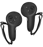 Controller Grips Cover for Meta/Oculus Quest 3 Accessories, Hanpusen Silicone Grips Cover with Co...