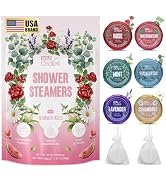 W&E Choice Shower Steamers Aromatherapy - Shower Bombs with Natural Essential Oils for Daily Rela...