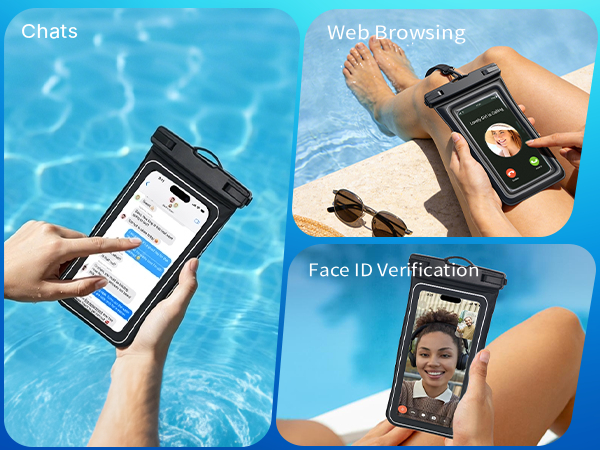 cell phone waterproof pouch floating