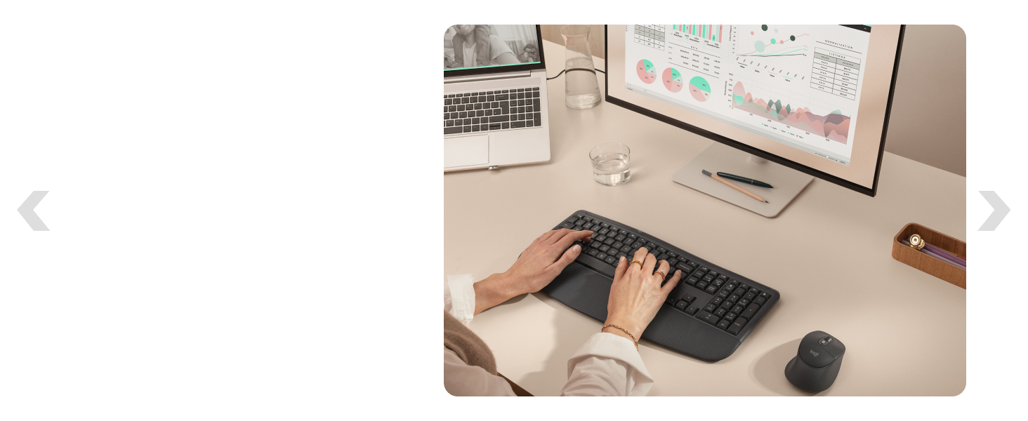 a woman typing on a keyboard