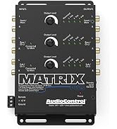 AudioControl Matrix Plus Black Six Channel Line Driver with Remote Level Control Input