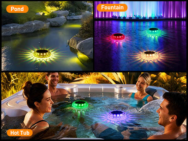 floating pool lights