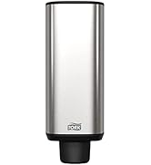 Tork Skincare Dispenser Stainless Steel S4, for Hand Soap and Hand Sanitizer, Image Range, 466000...