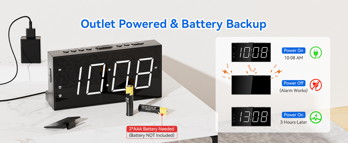 alarm clocks for bedrooms