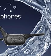 Swimming Headphones, Bone Conduction Headphones, Built-in MP3 Player with 32GB Memory, 10H Playti...