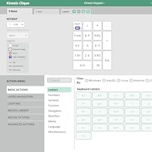 Kinesis Clique Programming Interface - Keypad