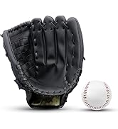 AOUTACC Baseball Gloves Softball Glove,12.5 Player Preferred Wear-Resistant PU Material Thicken S...