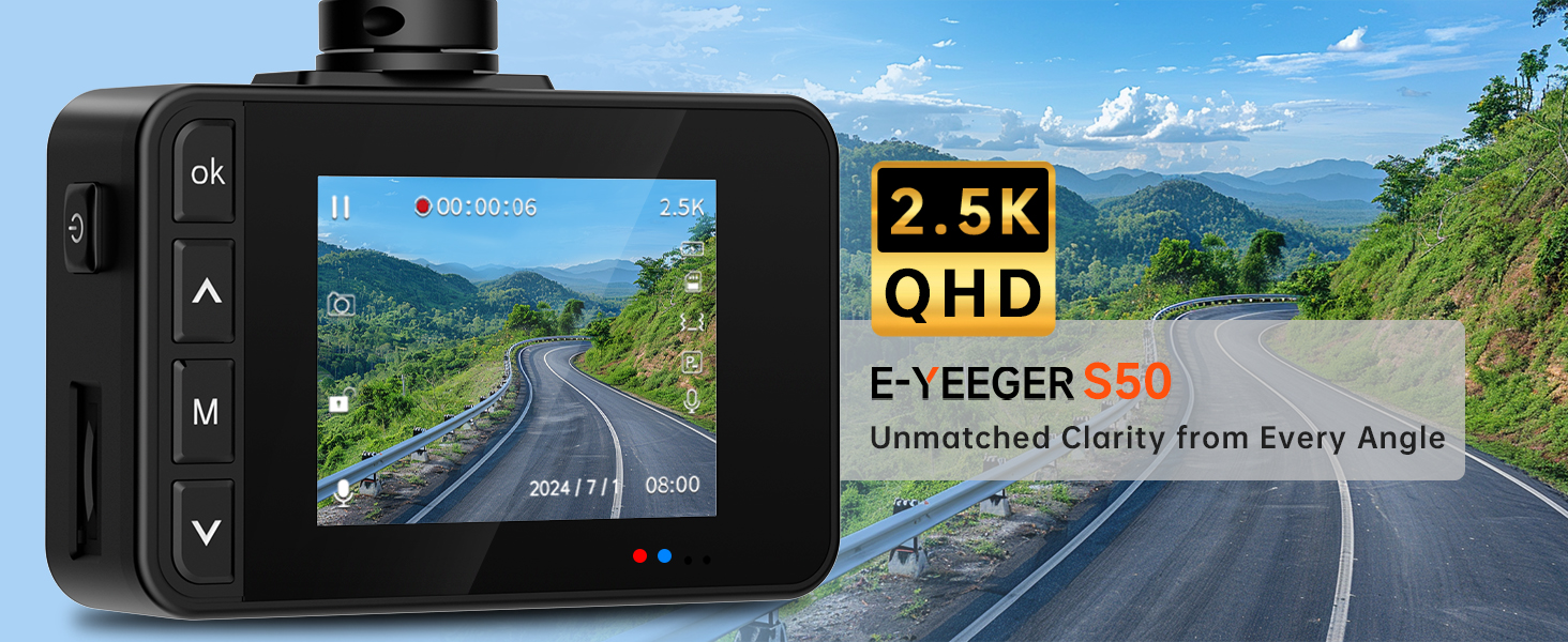 2.5K QHD dash cam