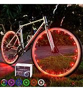 DAWAY A01 LED Bike Wheel Lights - Bright Bicycle Spoke Lights, Safety Waterproof Bike Tire Lights...