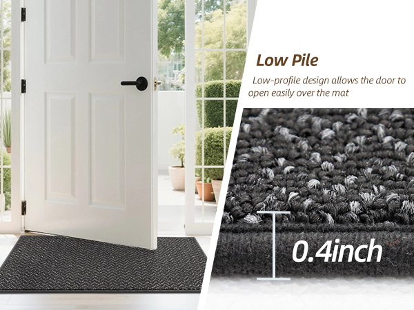 low profile door mat