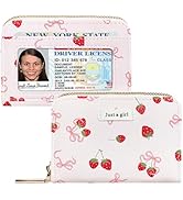 Sunwel Fashion Credit Card Holder for Women RFID Blocking Keychain Wallet Small Accordion Cases w...