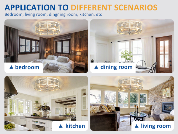flush mount ceiling fan with light