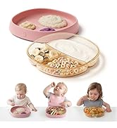 3-in-1 Baby Suction Plates for Toddlers 6-36 Months - Premium Bottle-Grade PPSU Silicone Divided ...