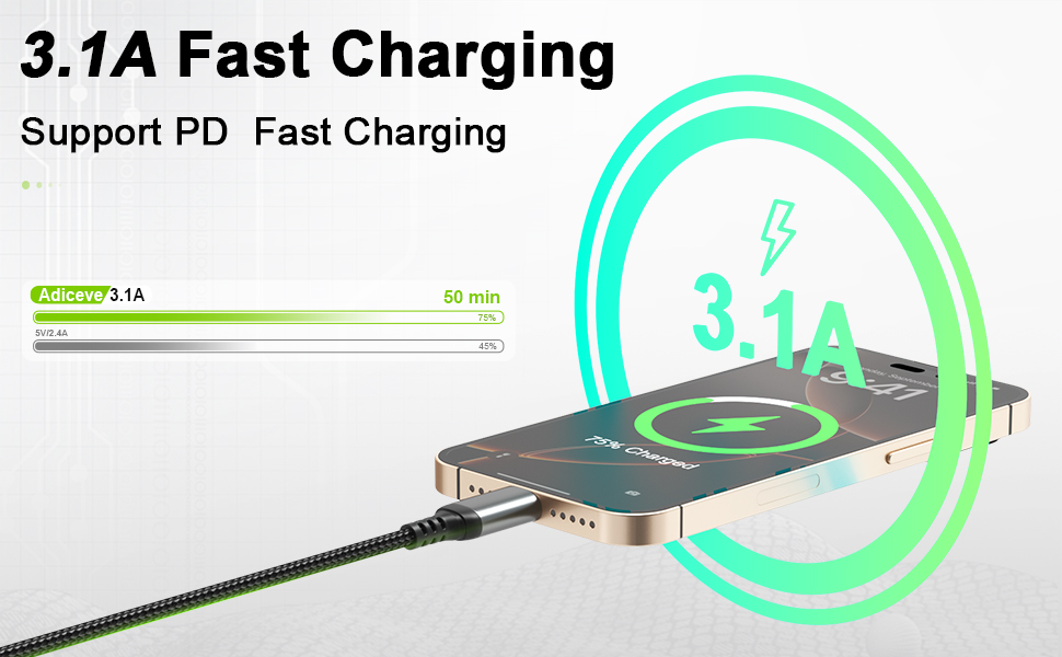 USB C to USB C Fast Charging