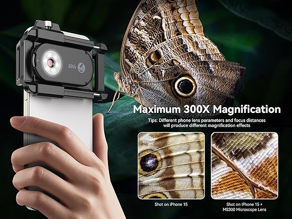 300X Phone Microscope Lens
