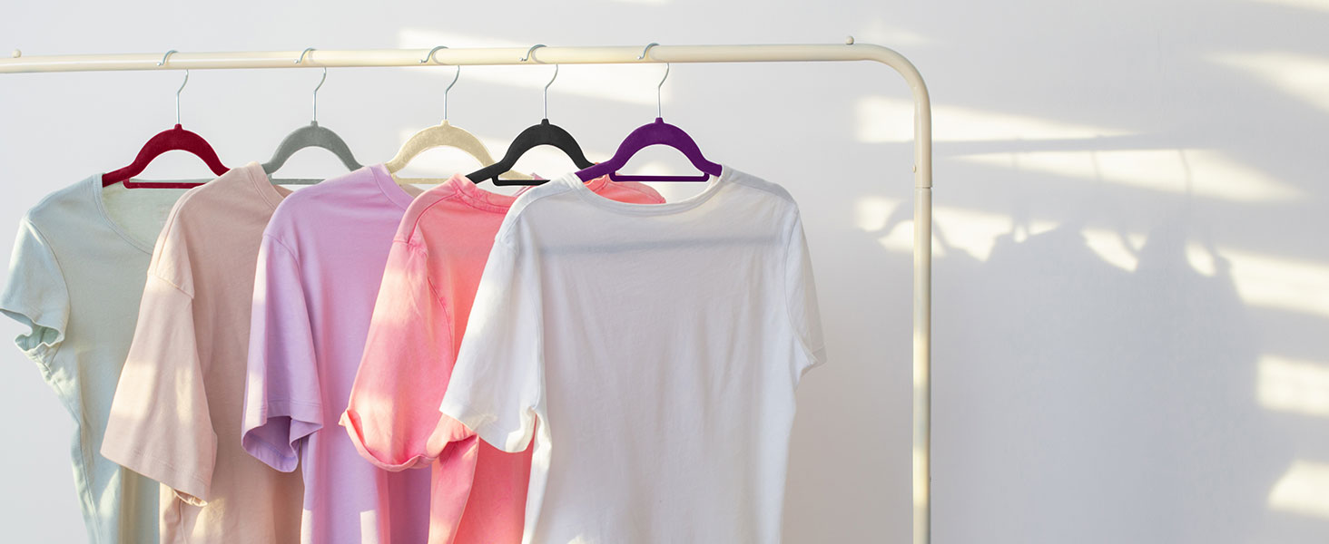 Velvet Hangers, Non Slip Hangers for Clothes, Coat, Slim Space Saving Suit Hanger, Hangers