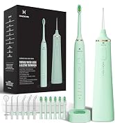 Upgraded Pro Dental Care Kit: 5-Mode Water Flosser & 50,000 VPM Sonic Electric Toothbrush | Premi...