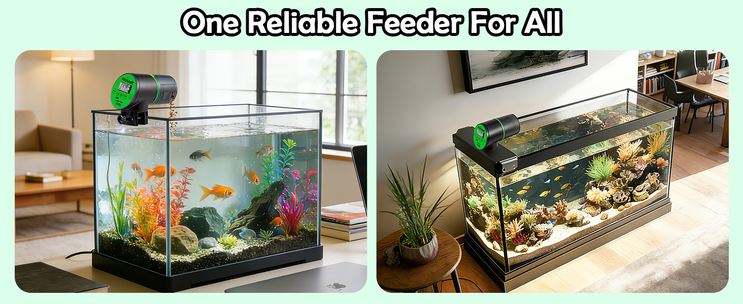 automatic fish feeder for small aquarium
