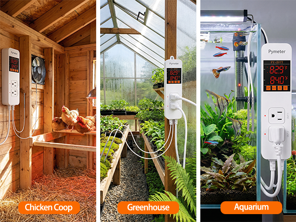 chicken coop, greenhouse, aquarium