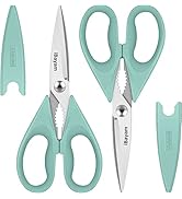 Kitchen Shears, iBayam Kitchen Scissors Heavy Duty Meat Scissors Poultry Shears, Dishwasher Safe ...