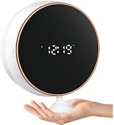 Automatic Soap Dispenser Foam Bathroom: Wall Mount Rechargeable Touchless Adjustable Auto Smart E...