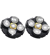 Shaver Replacement Heads Compatible with Microtouch Titanium Head Shaver, for Bald Men 2 Pack