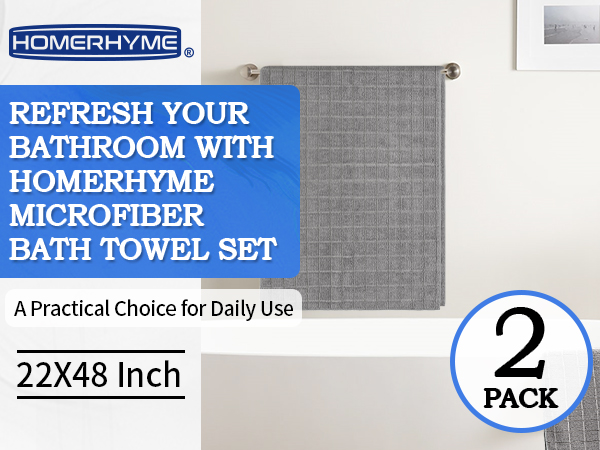 Quick Dry, Highly Absorbent, Soft Feel Towels, Perfect for Daily Use